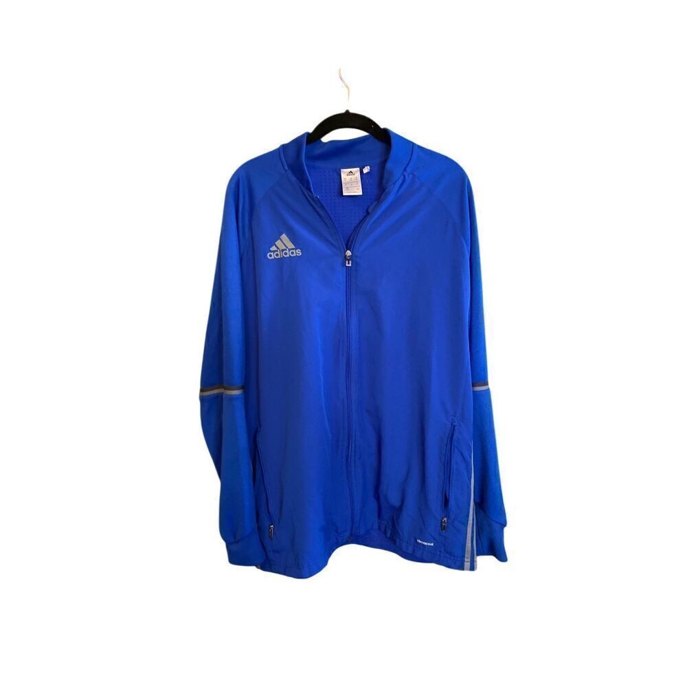 Adidas climacool women’s athletic royal blue jacket, size XL